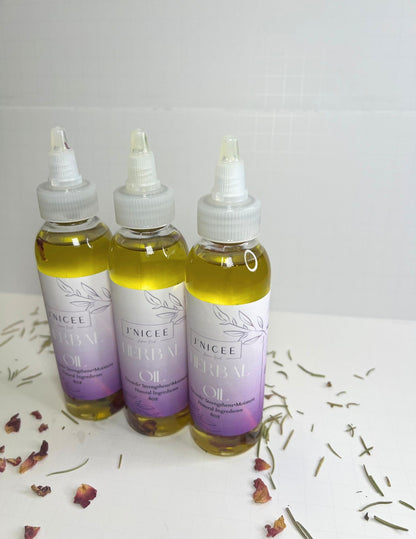 Herbal Oil: Nourishing Hair Oil